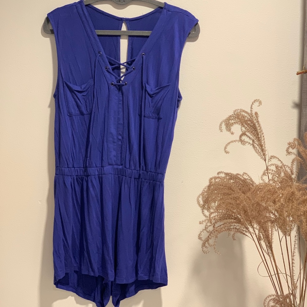 Blue Women’s Romper